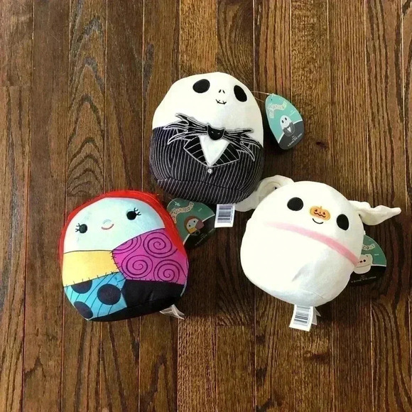 The Nightmare Before Christmas Other - The Nightmare Before Christmas (Jack, Sally, Zero) Squishmallows Bundle - NWT!